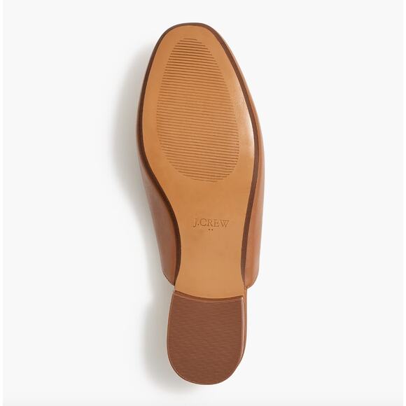 J.Crew Slip On Mules Cedar Wood Tan Classic Preppy Casual Womens US 7 NEW - Picture 4 of 14
